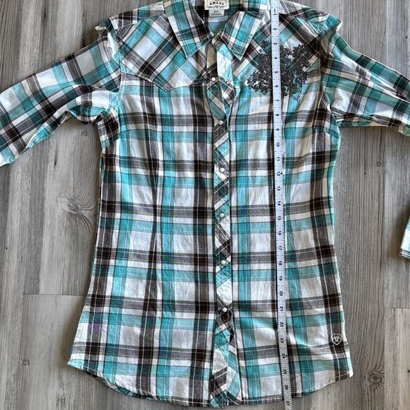 Ariat Cybil Fitted Snap Front Shirt, Size S - Picture 10 of 10